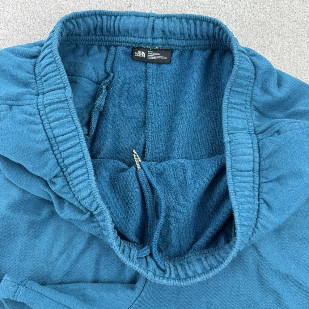 THE NORTH FACE Sweat Shorts Men's Medium Turquoise‎ Fleece Activewear Runner